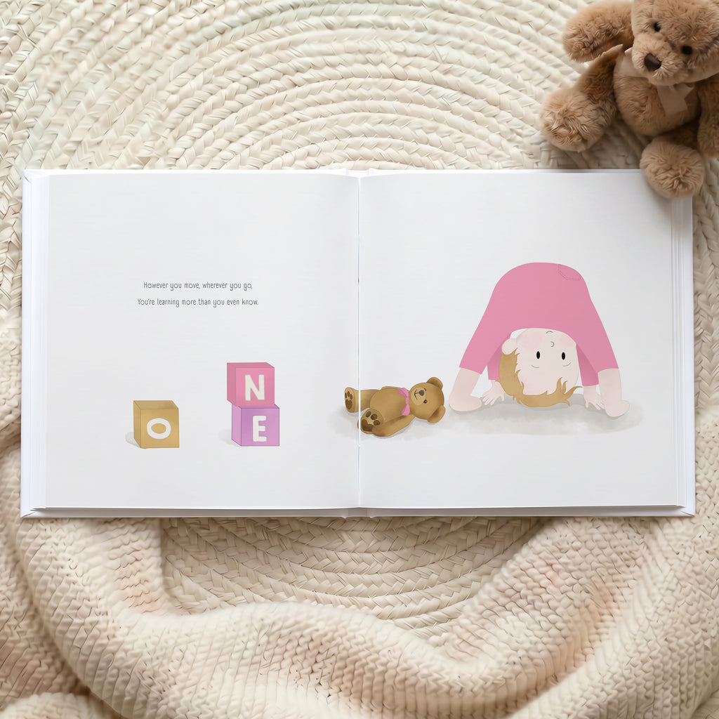 1 year old girl book personalized