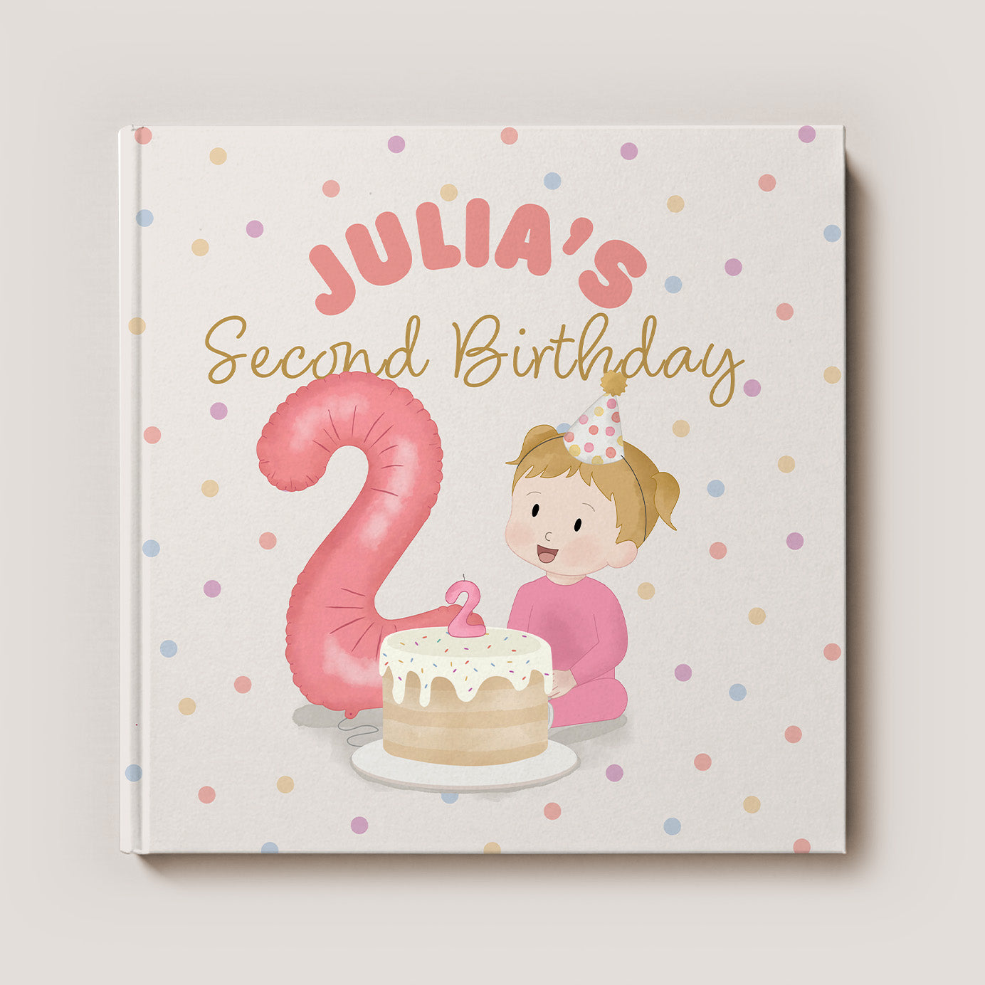 Personalized Second Birthday Book