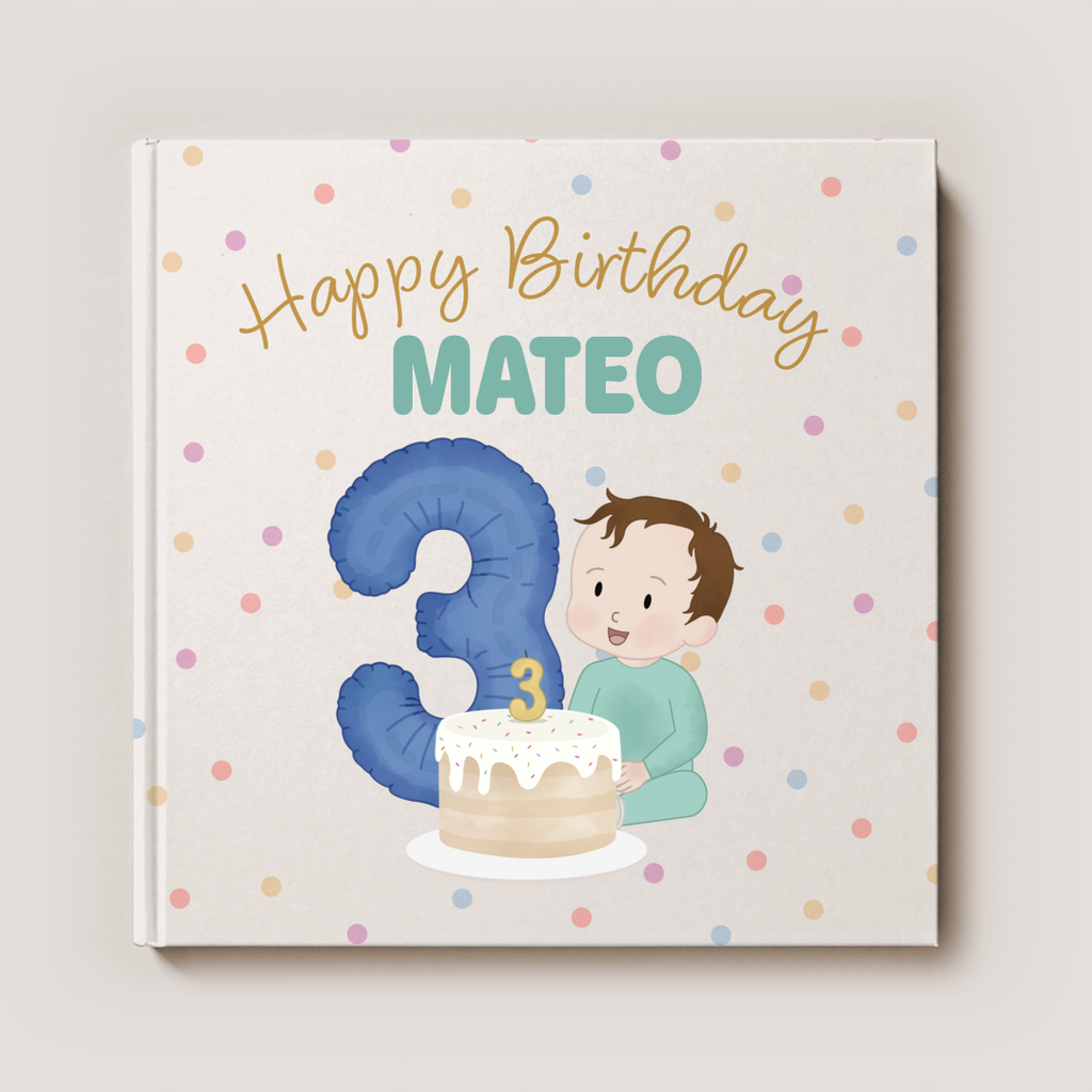 Personalized Third Birthday Book
