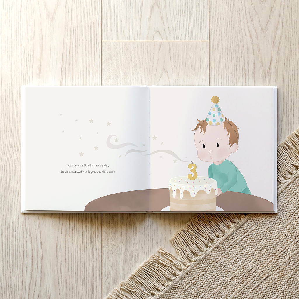Personalized 3rd Birthday Book