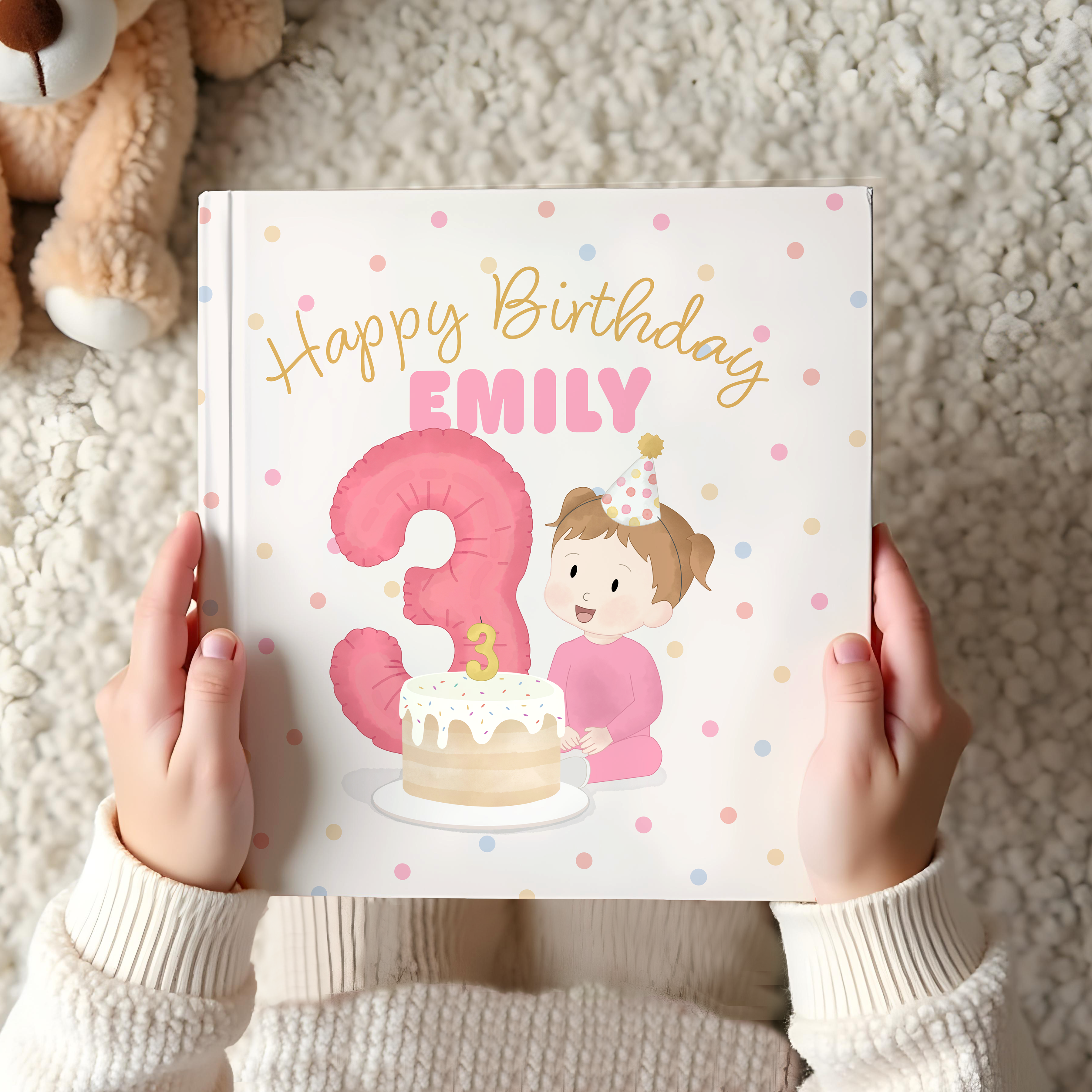 Personalized Third Birthday Book