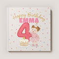 personalized 4th birthday book for girls