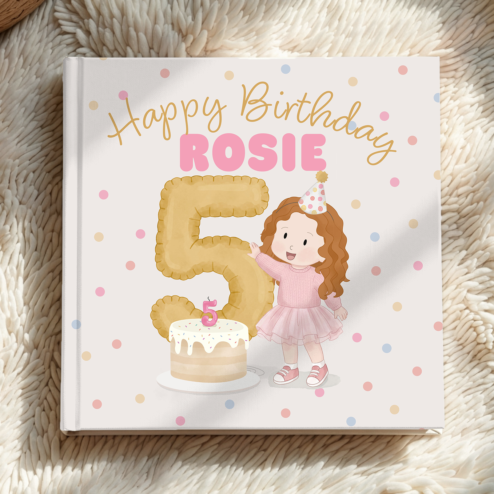 "Happy 5th Birthday!" Personalized Children's Book | Custom Storybook Gift for 5-Year-Olds