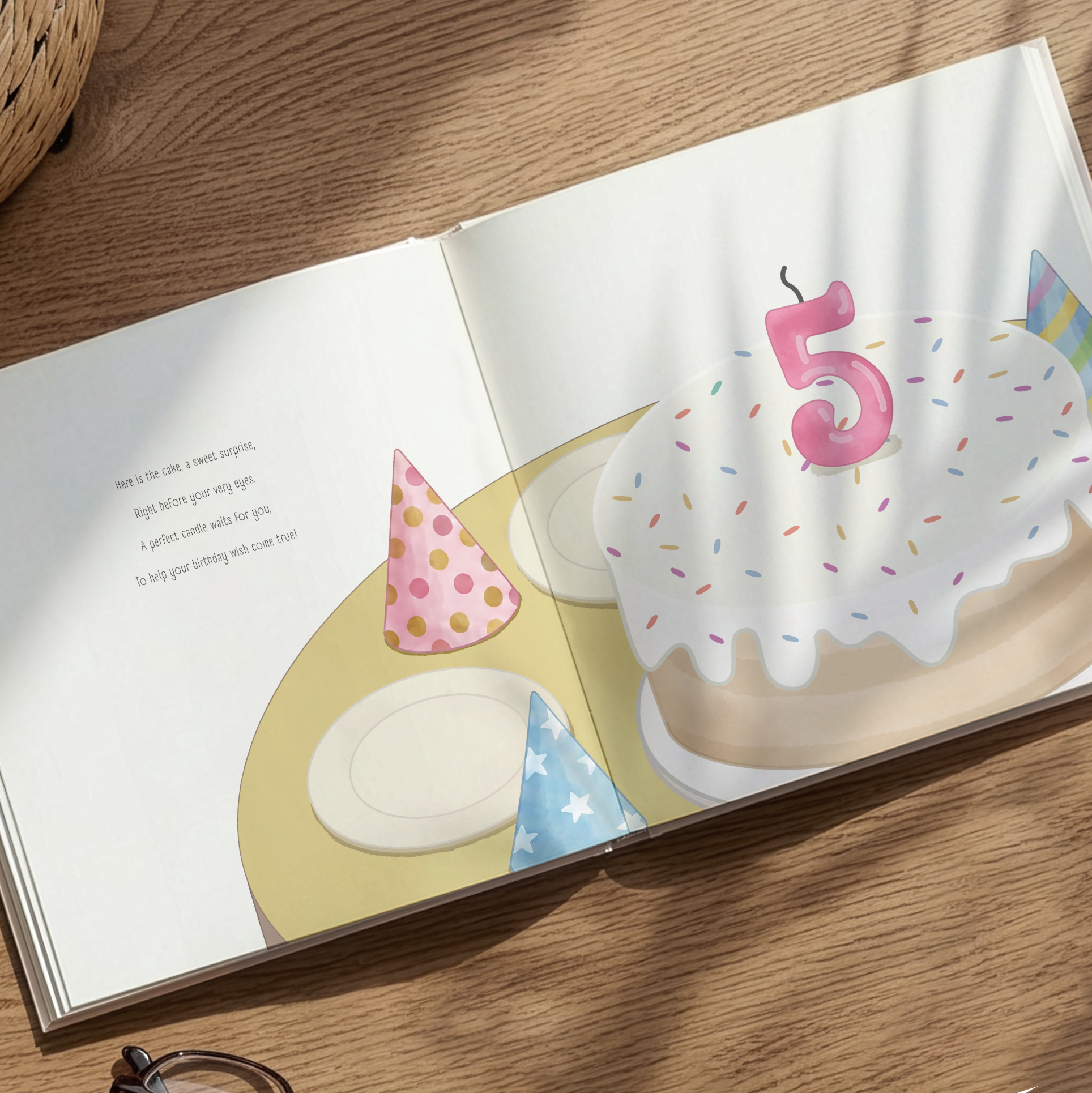 "Happy 5th Birthday!" Personalized Children's Book | Custom Storybook Gift for 5-Year-Olds