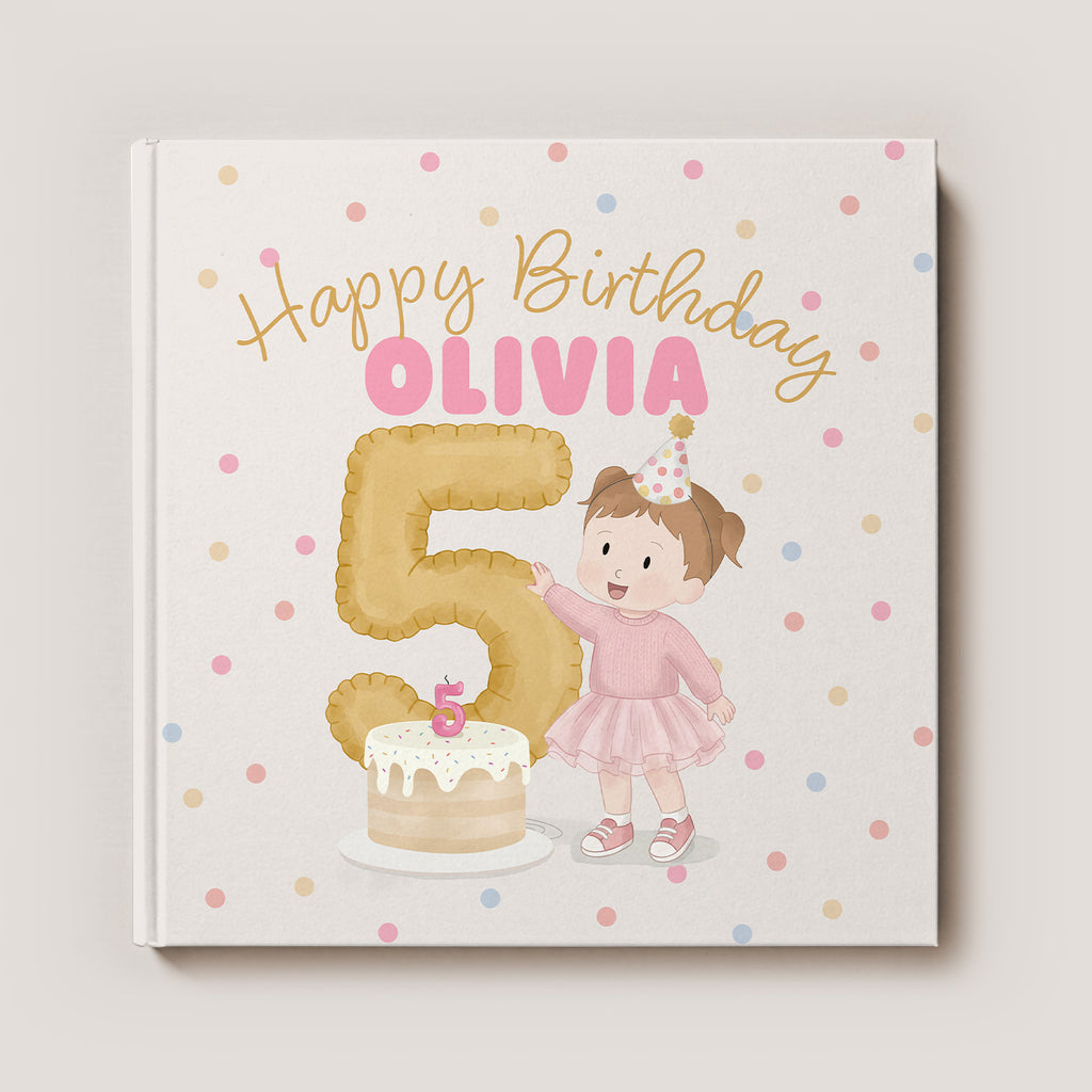 "Happy 5th Birthday!" Personalized Children's Book | Custom Storybook Gift for 5-Year-Olds