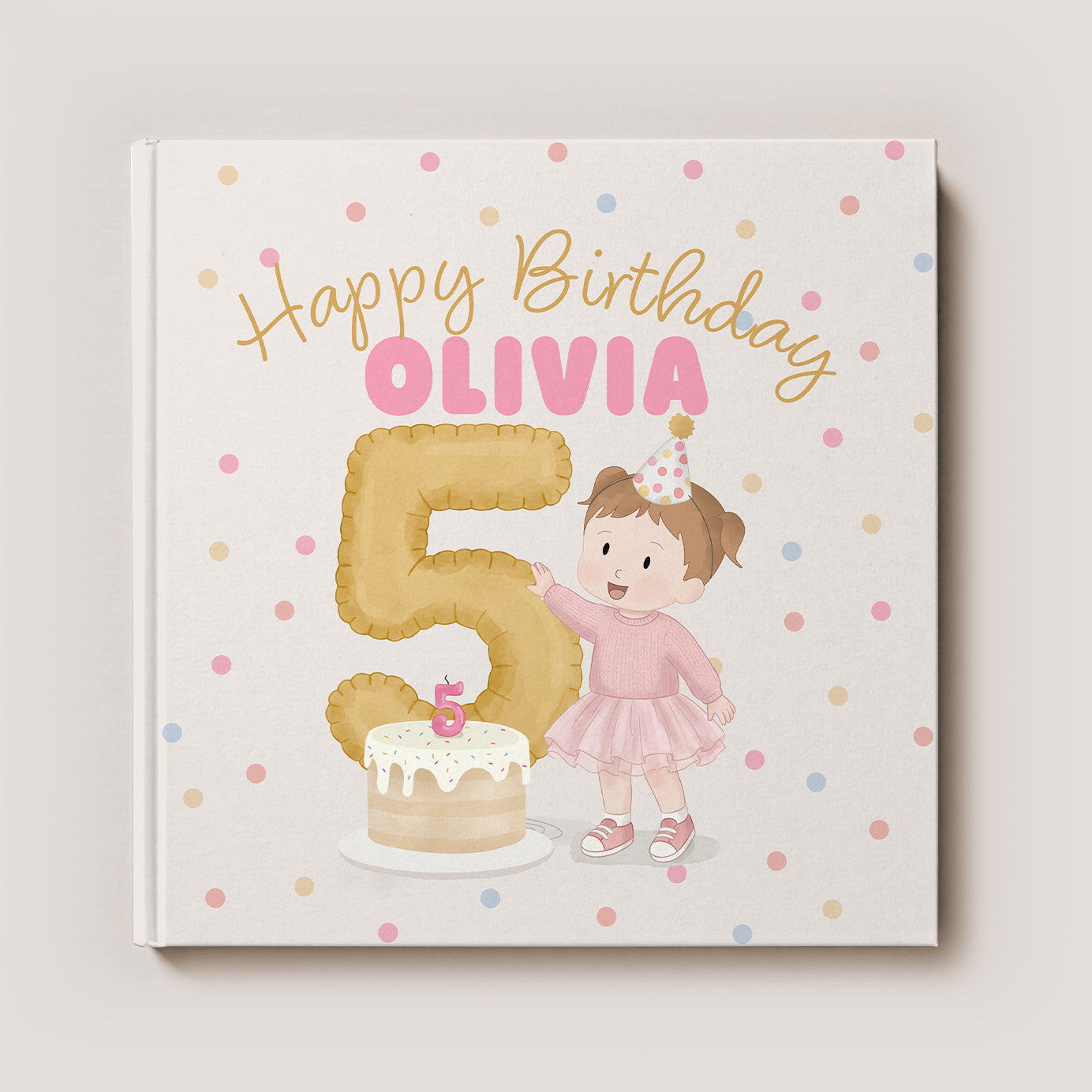 "Happy 5th Birthday!" Personalized Children's Book | Custom Storybook Gift for 5-Year-Olds