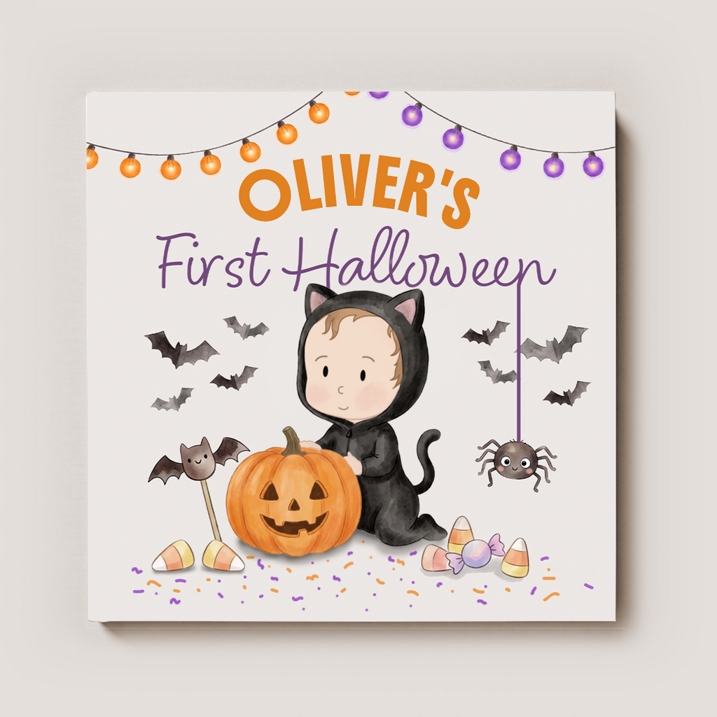 Personalized Baby's First Halloween Book | Custom Keepsake Storybook for Infants & Toddlers