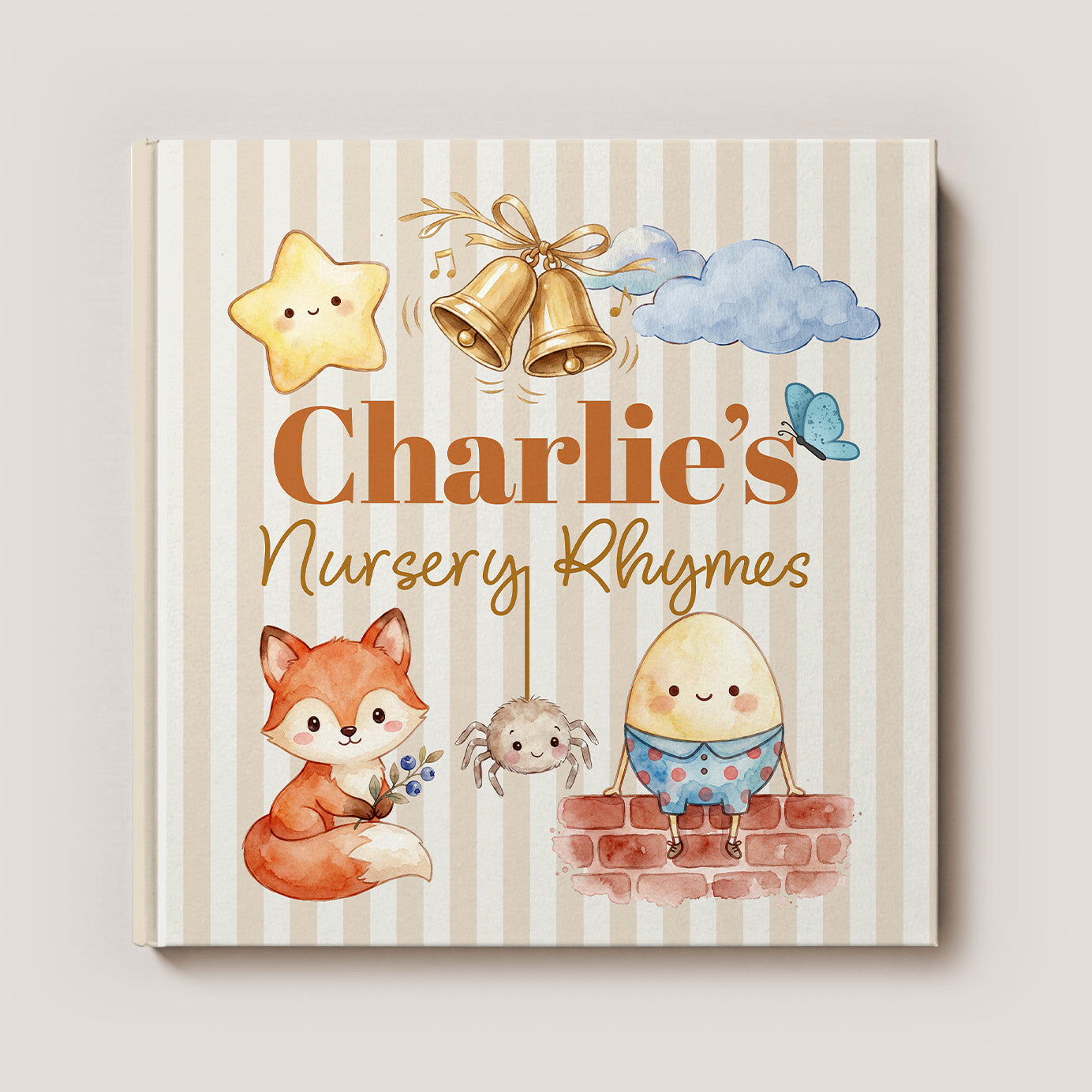 Personalized Nursery Rhymes Book | Custom Keepsake Baby Gift