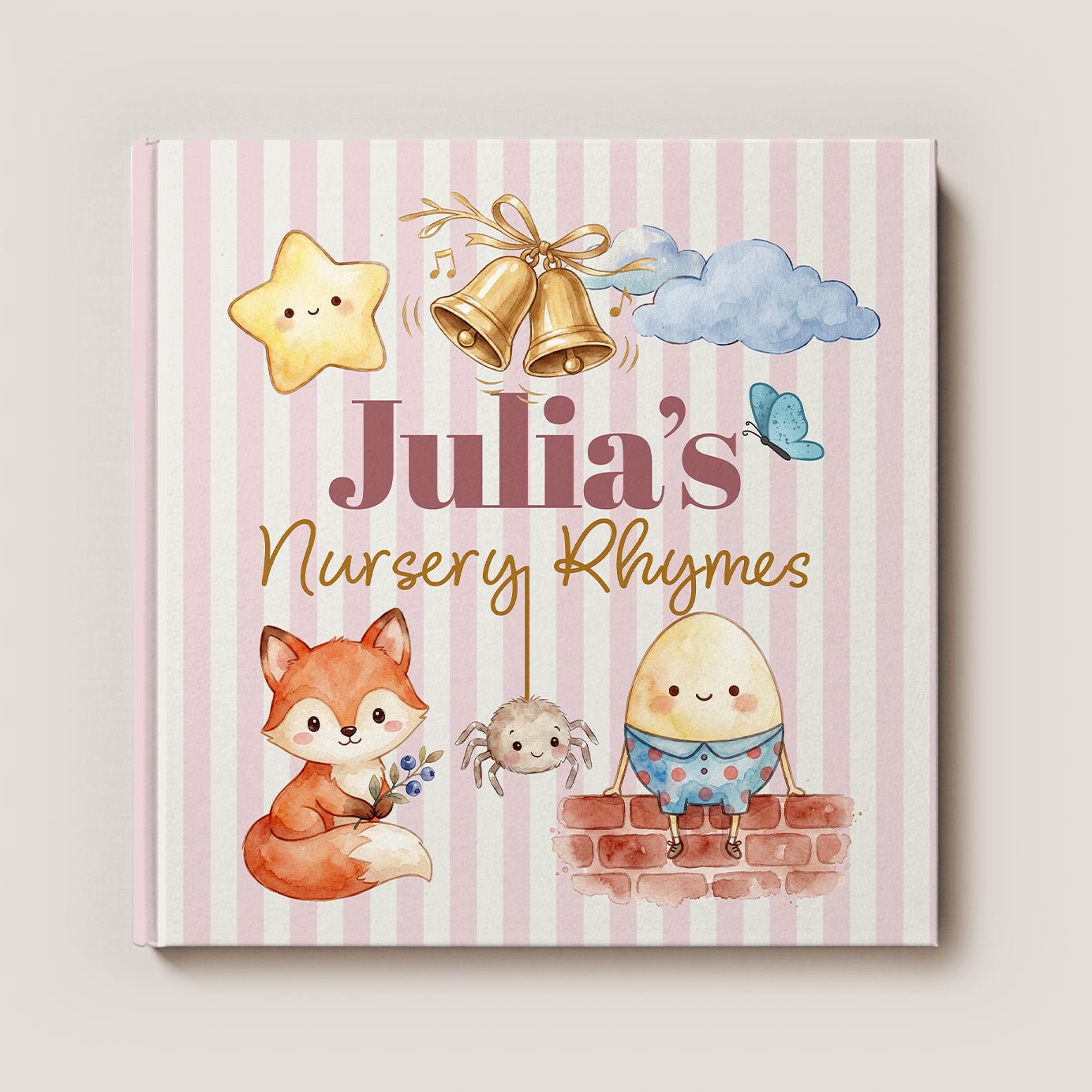 Personalized Nursery Rhymes Book | Custom Keepsake Baby Gift