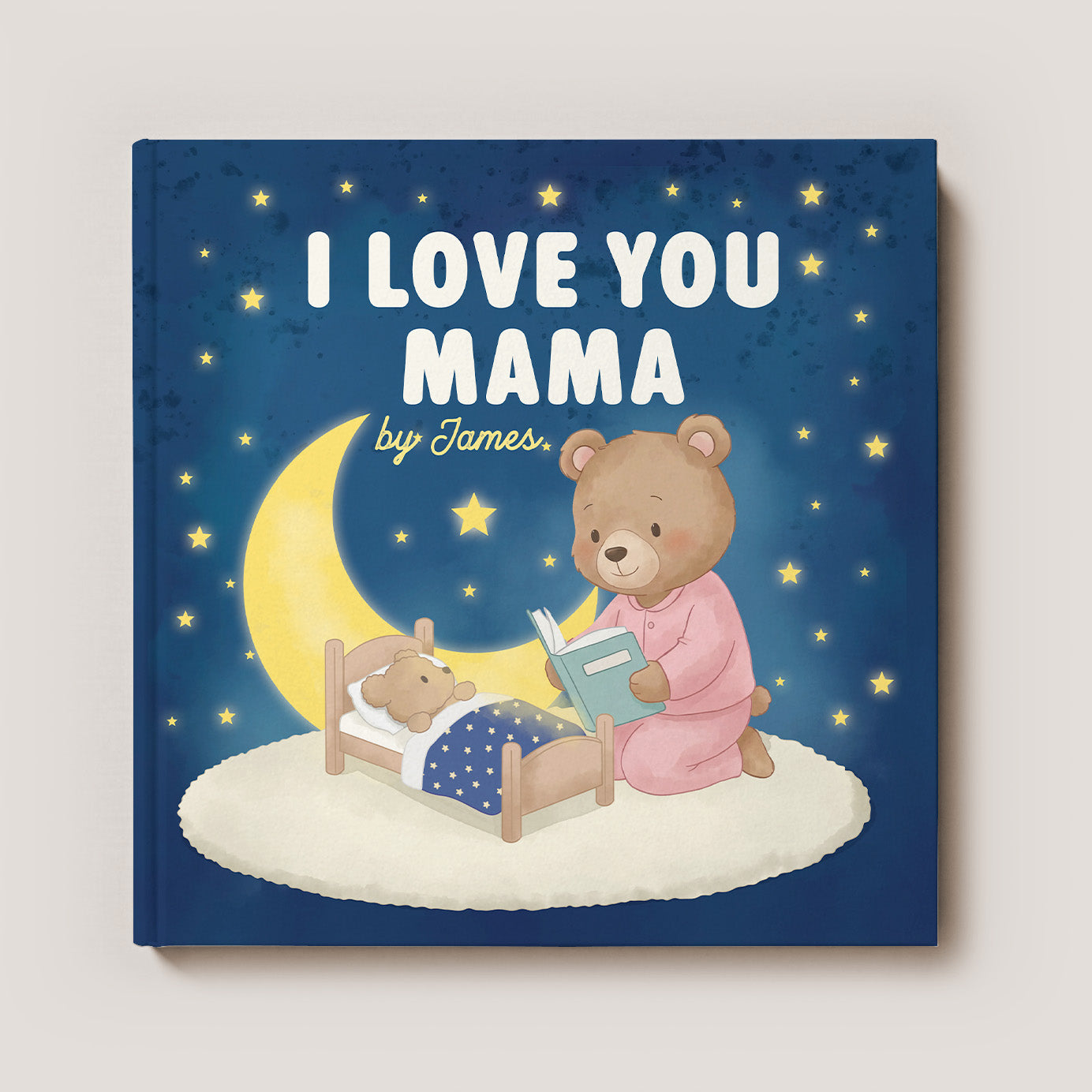Personalized "I Love You Mommy" Bear Storybook