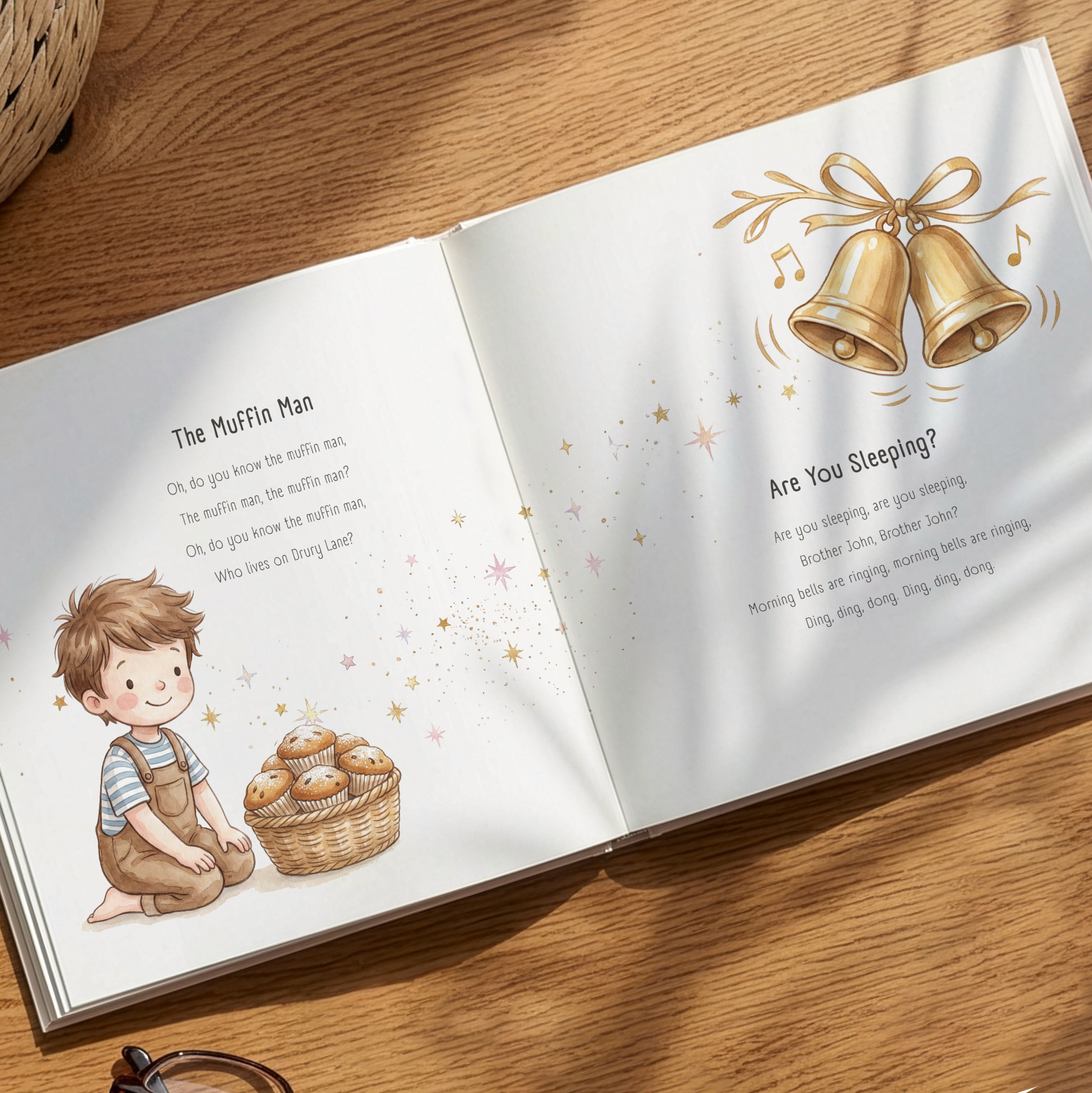 Personalized Nursery Rhymes Book | Custom Keepsake Baby Gift