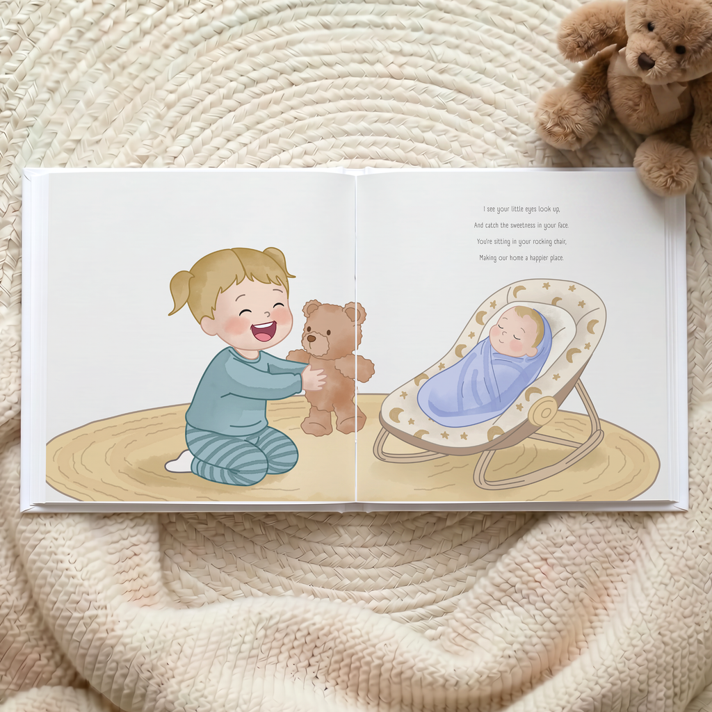 Personalized Big Sister Book | Custom New Sibling Story