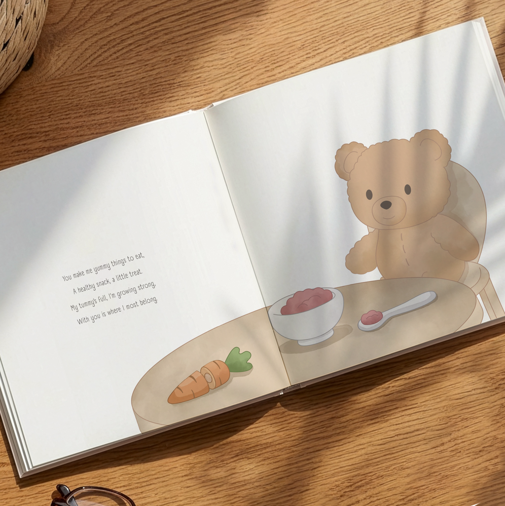 Personalized "I Love You Mommy" Bear Storybook