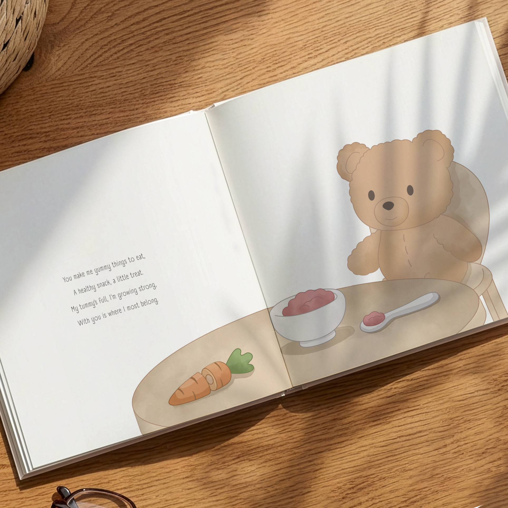 Personalized "I Love You Mommy" Bear Storybook