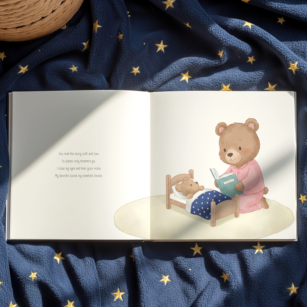 Personalized "I Love You Mommy" Bear Storybook