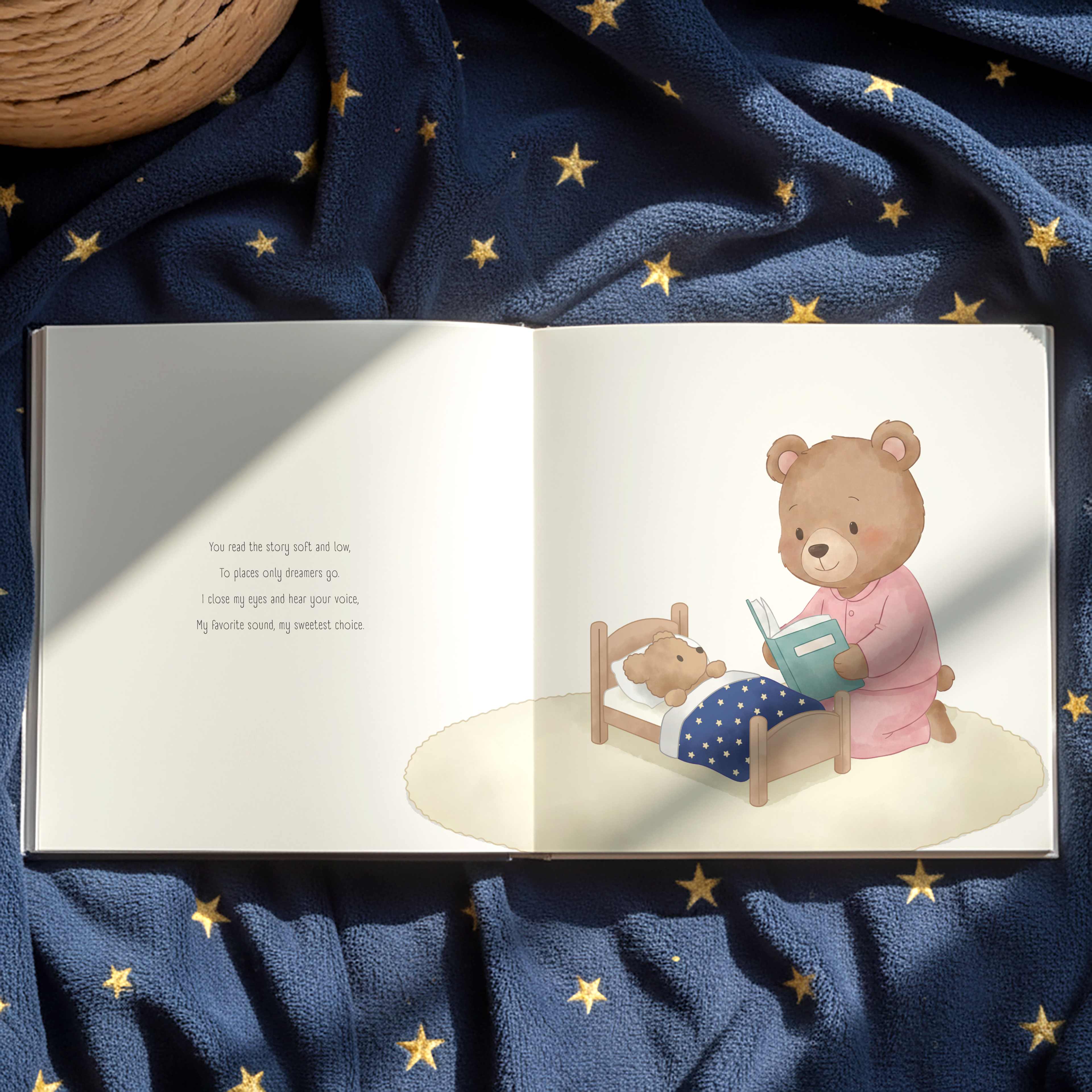 Personalized "I Love You Mommy" Bear Storybook