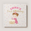 personalized 1st birthday book for girl