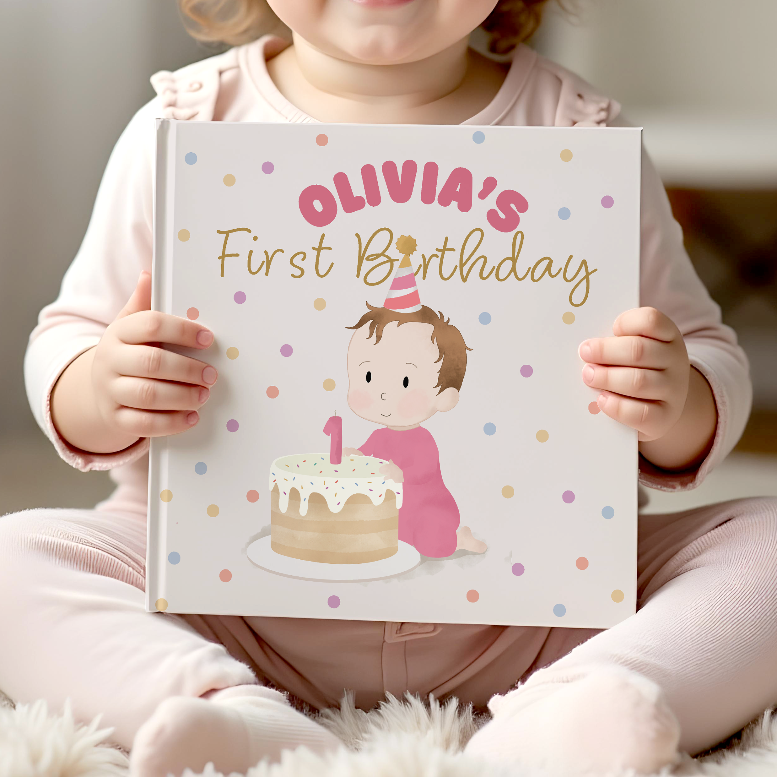 Personalized 1st Birthday Book