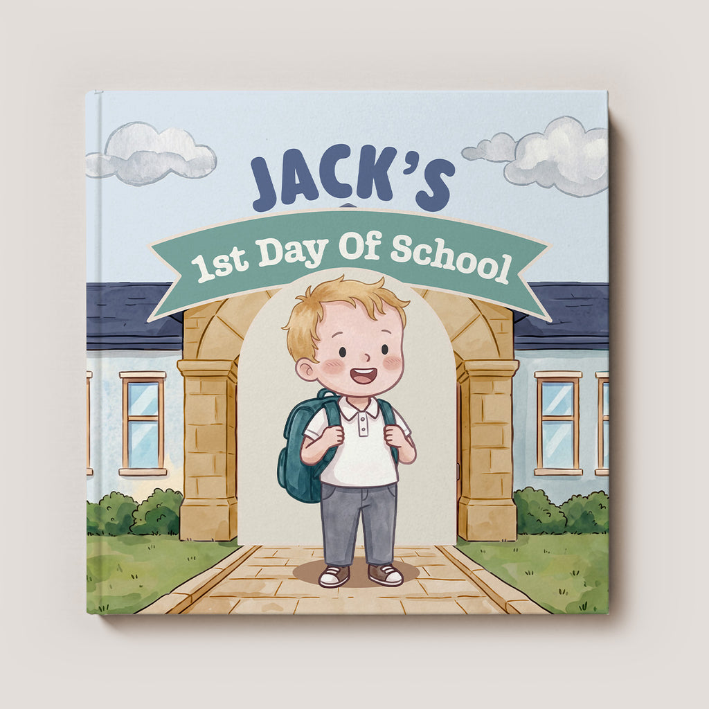 First Day Of School Personalized Book