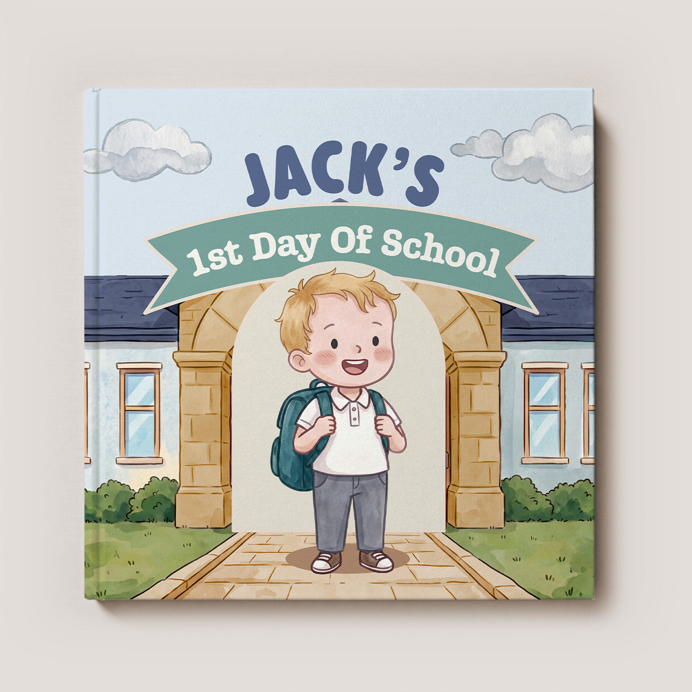 First Day Of School Personalized Book