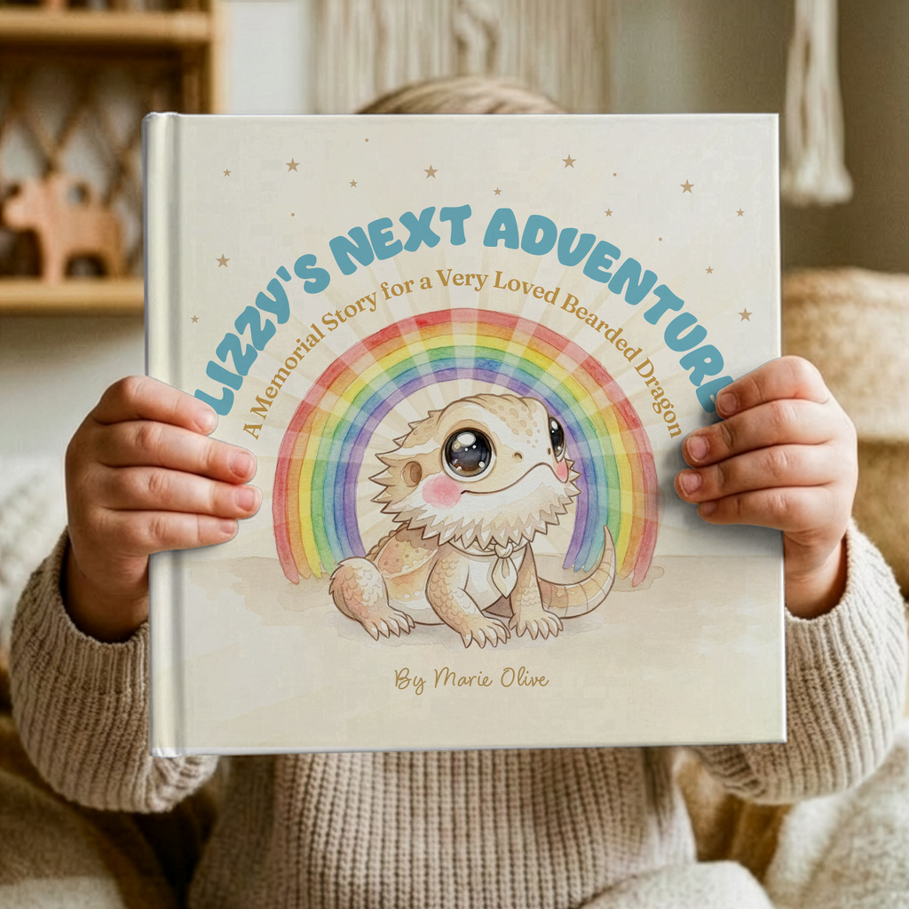 Personalized Bearded Dragon Memorial Book