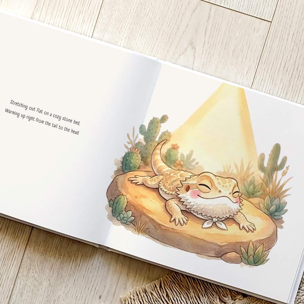 Personalized Bearded Dragon Memorial Book