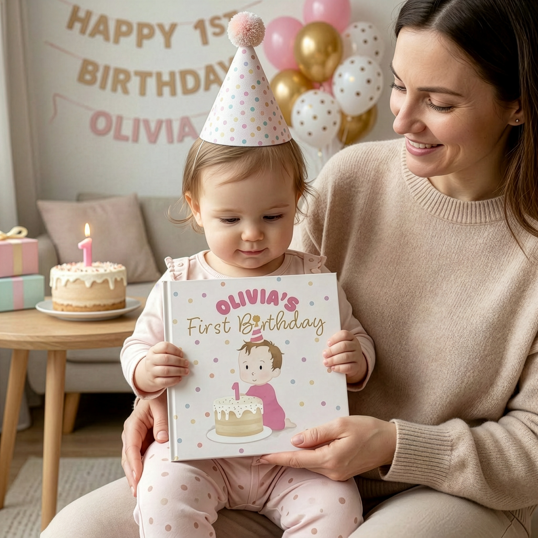 Personalized 1st Birthday Book