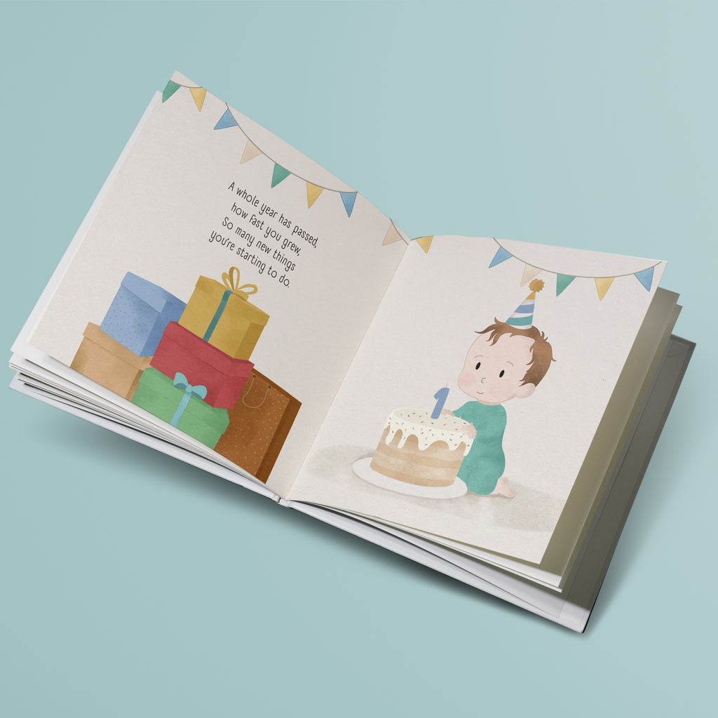 Personalized 1st Birthday Book
