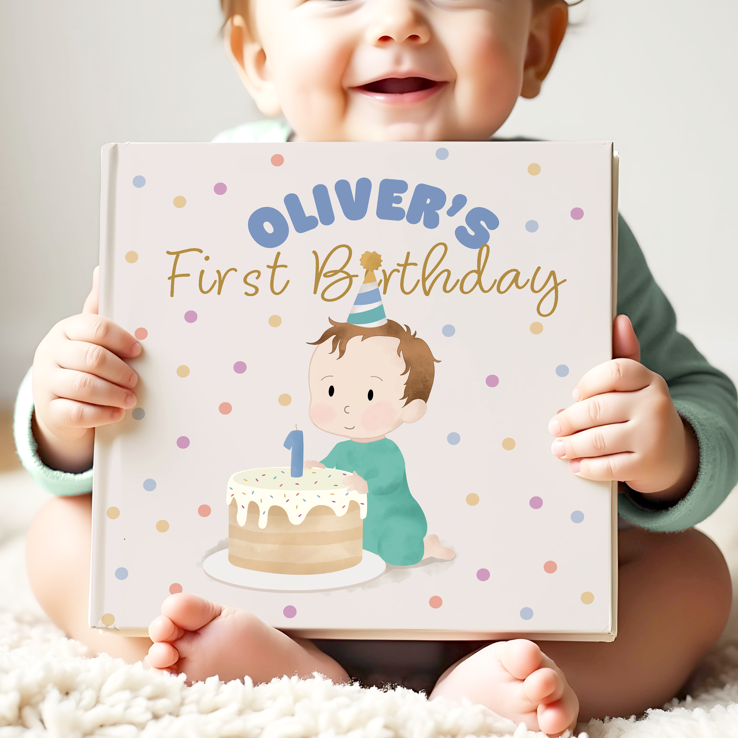 Personalized 1st Birthday Book