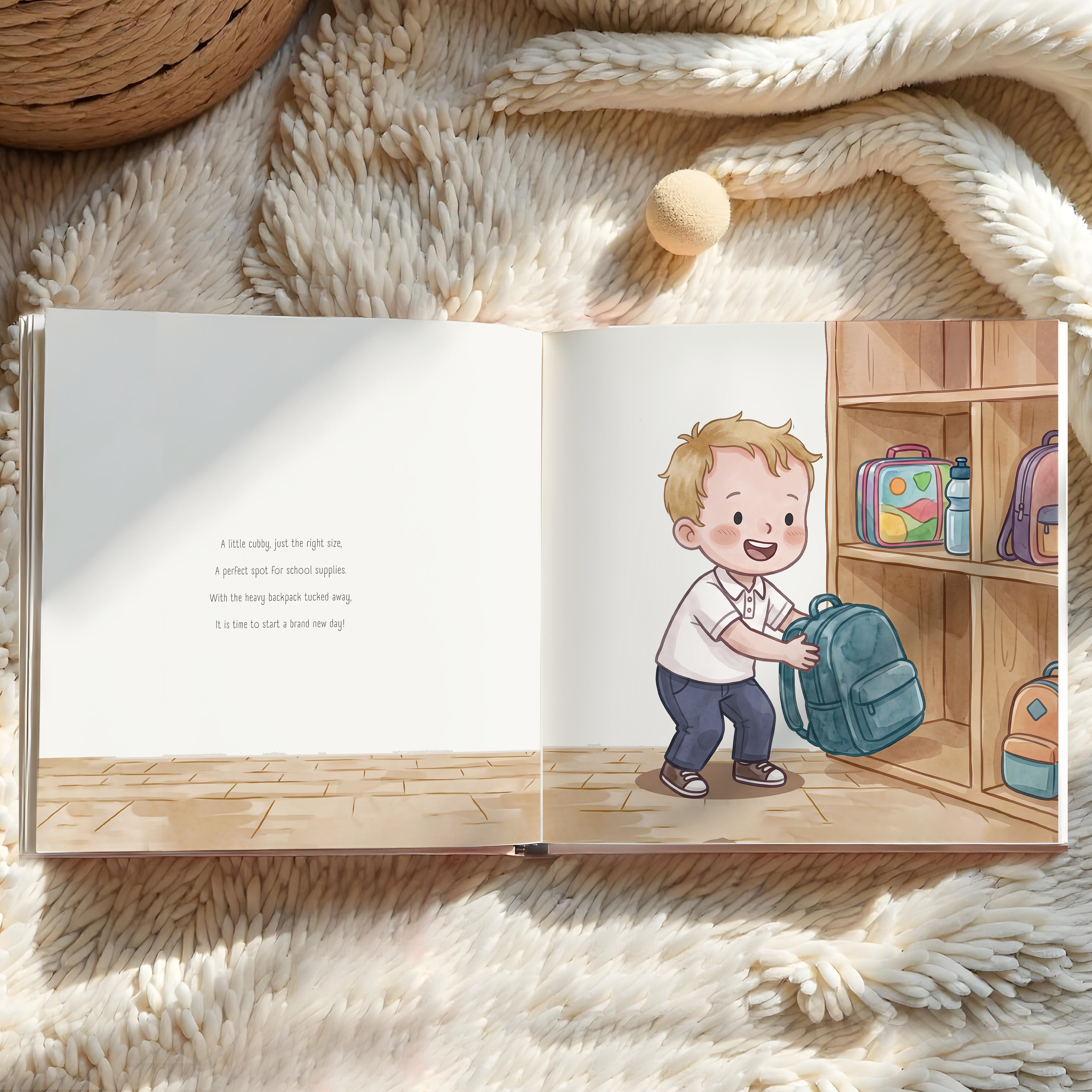 First Day Of School Personalized Book