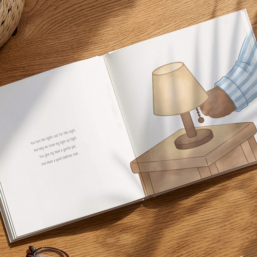Personalized "I Love You Daddy" Bear Storybook