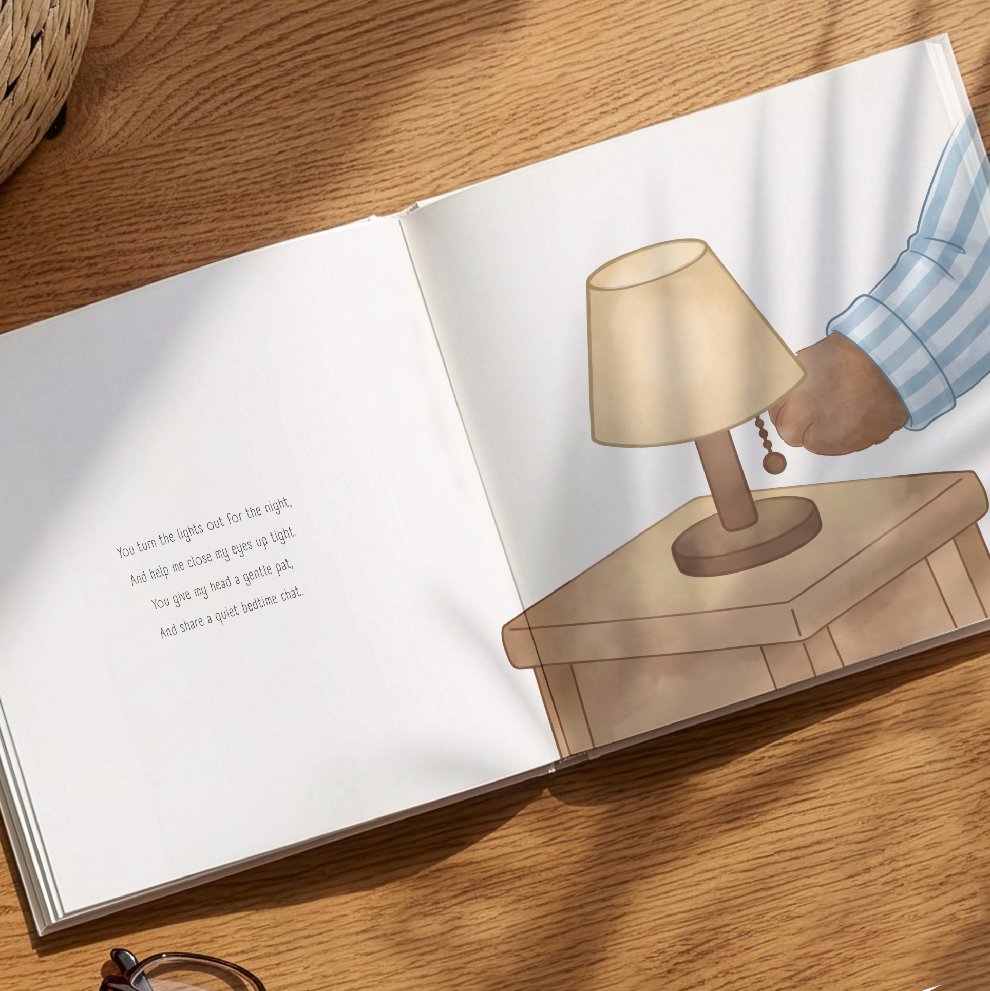 Personalized "I Love You Daddy" Bear Storybook