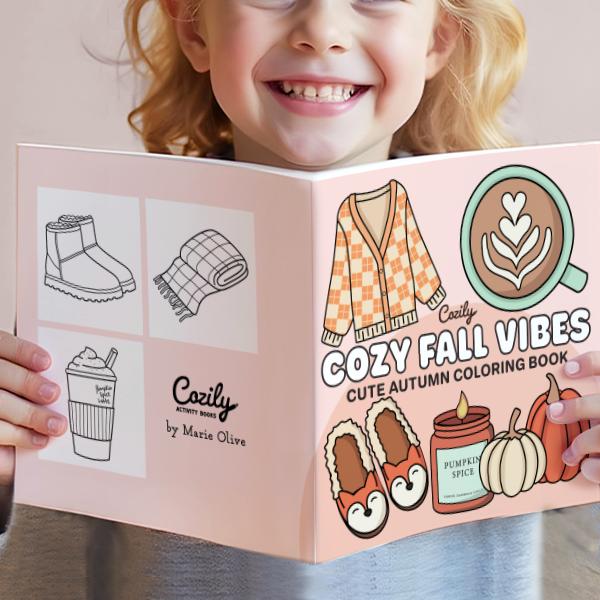 Cozy Fall Vibes: Cute Autumn Coloring Book