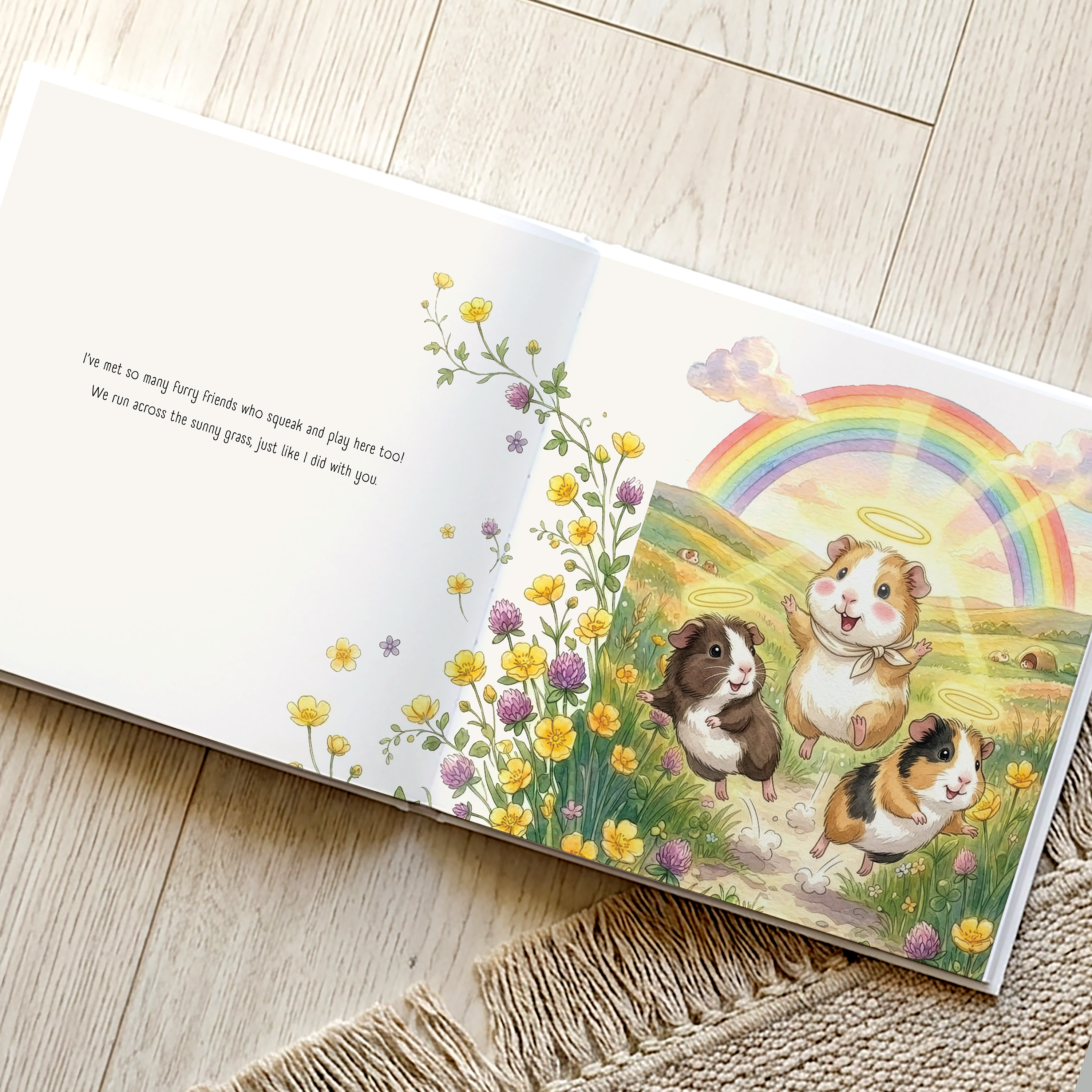 Personalized Guinea Pig Memorial Book