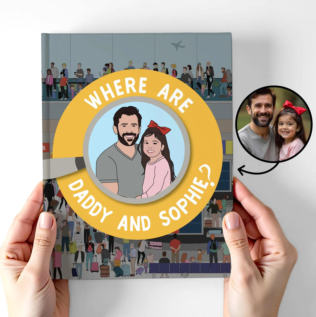 Personalized "Search and Find" Daddy & Me Adventure Book