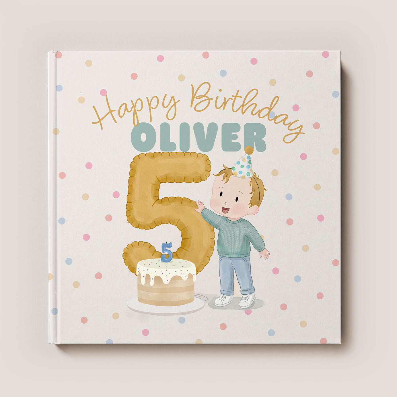 "Happy 5th Birthday!" Personalized Children's Book | Custom Storybook Gift for 5-Year-Olds