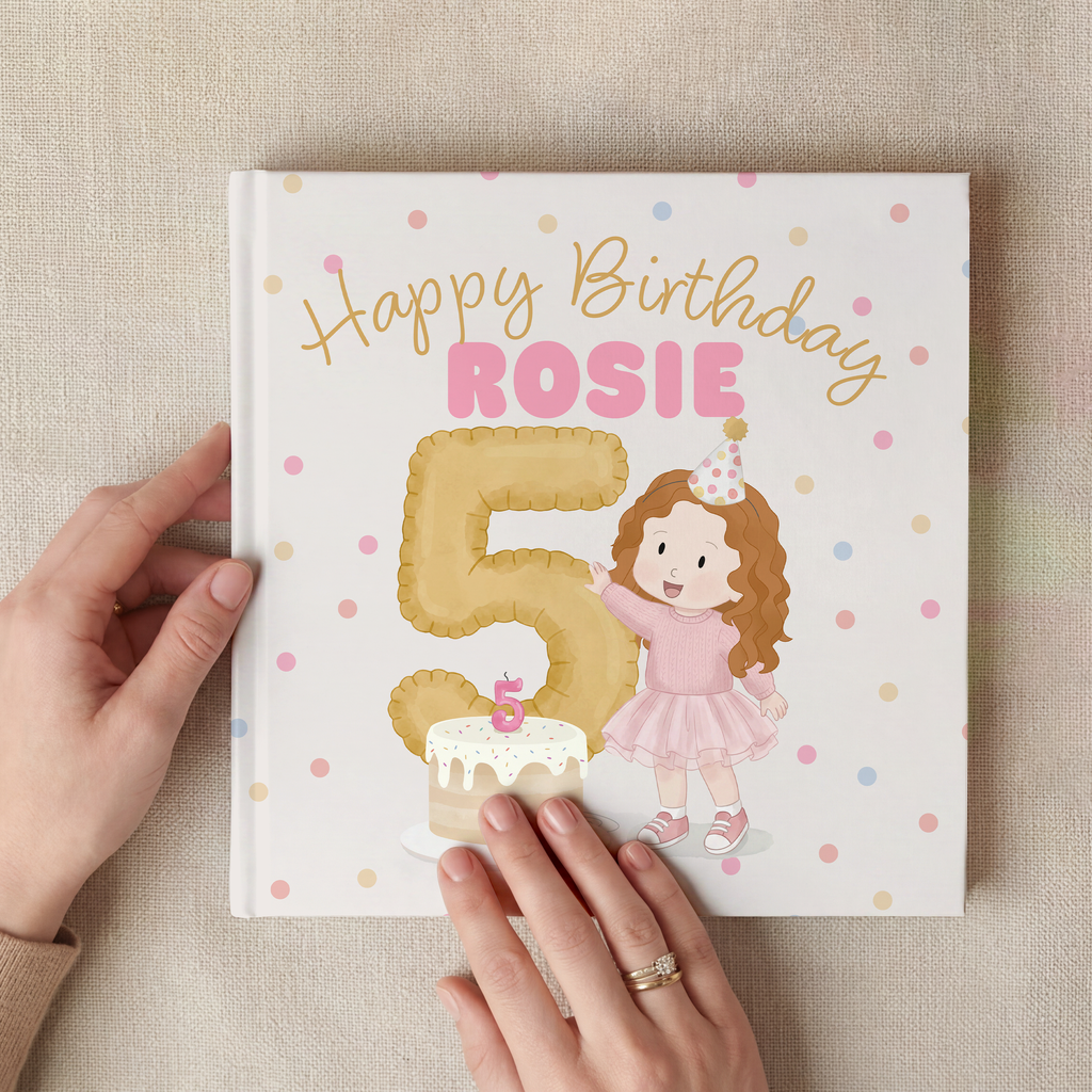 "Happy 5th Birthday!" Personalized Children's Book | Custom Storybook Gift for 5-Year-Olds