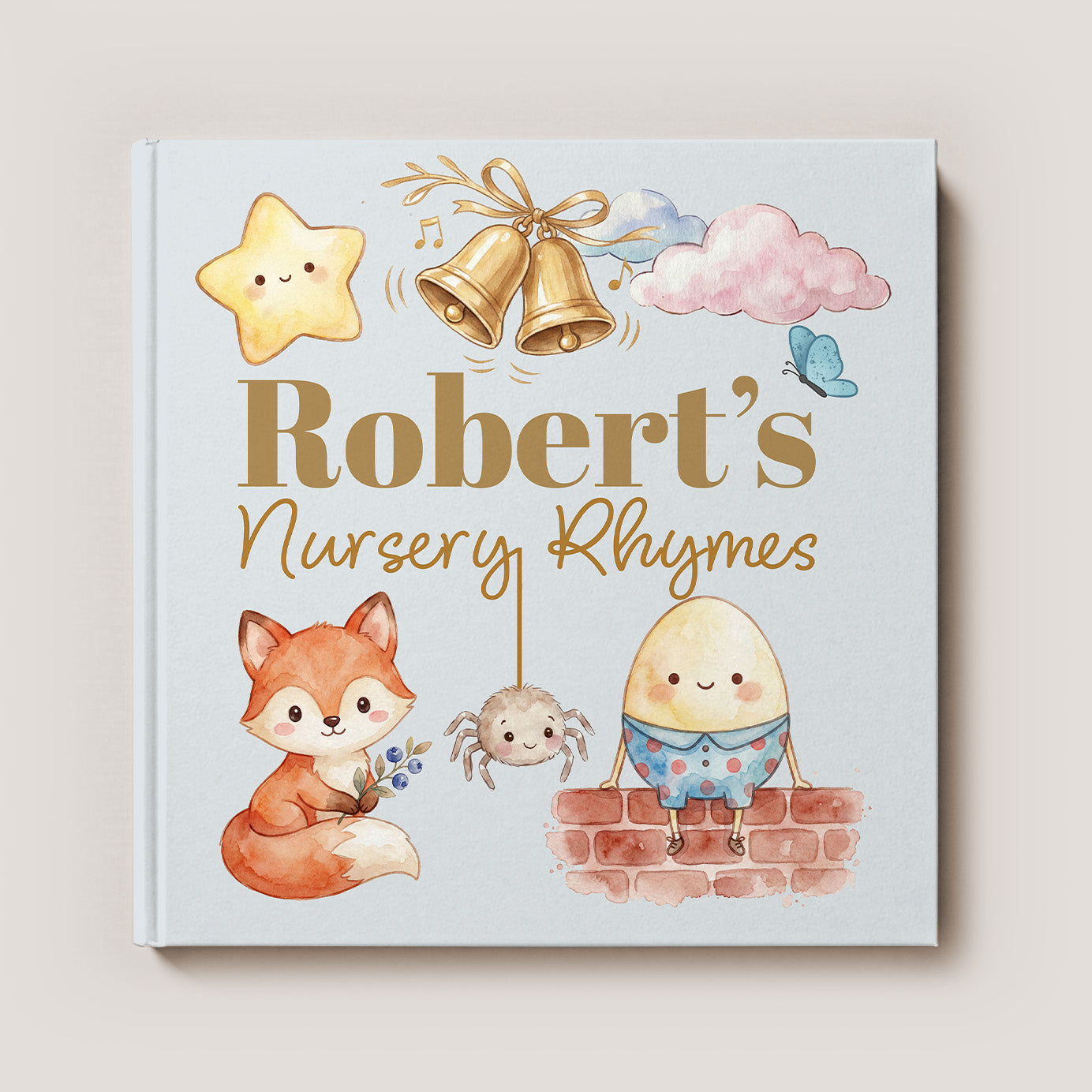 Personalized Nursery Rhymes Book | Custom Keepsake Baby Gift