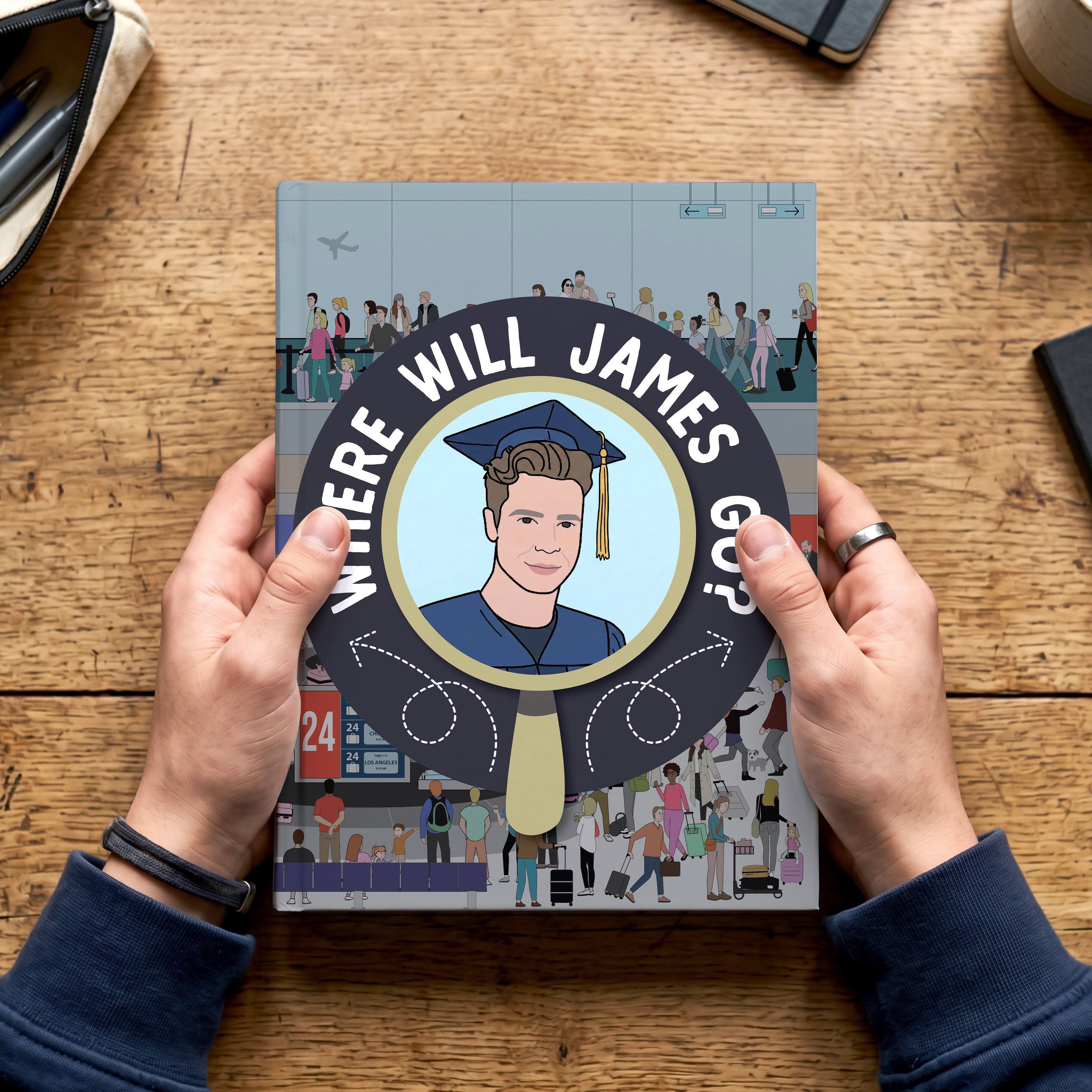Where Will You Go? Personalized Graduation Search-and-Find Book