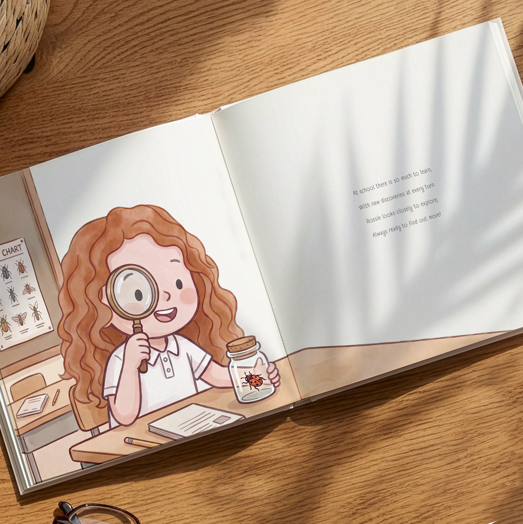 First Day Of School Personalized Book