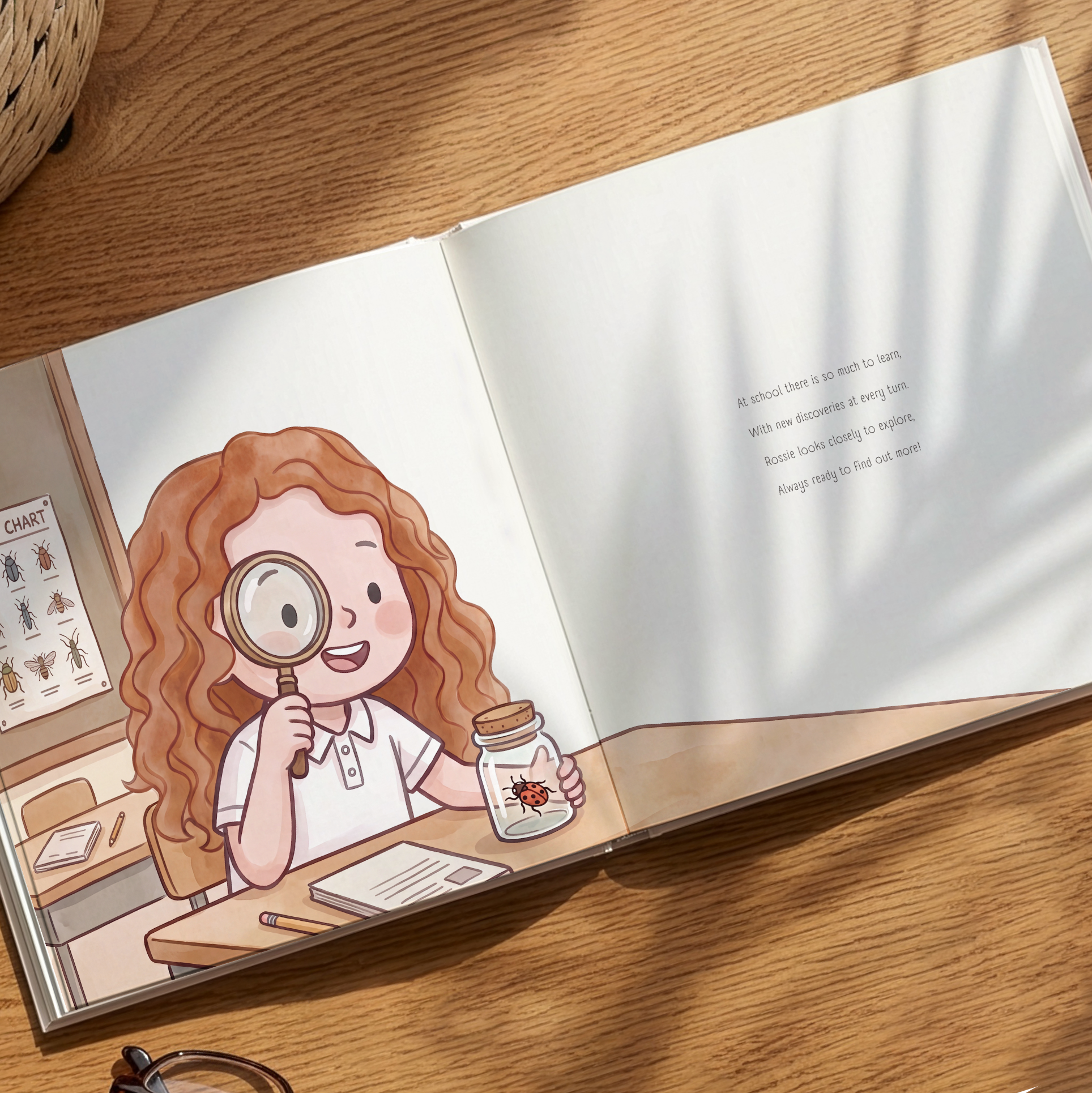 First Day Of School Personalized Book