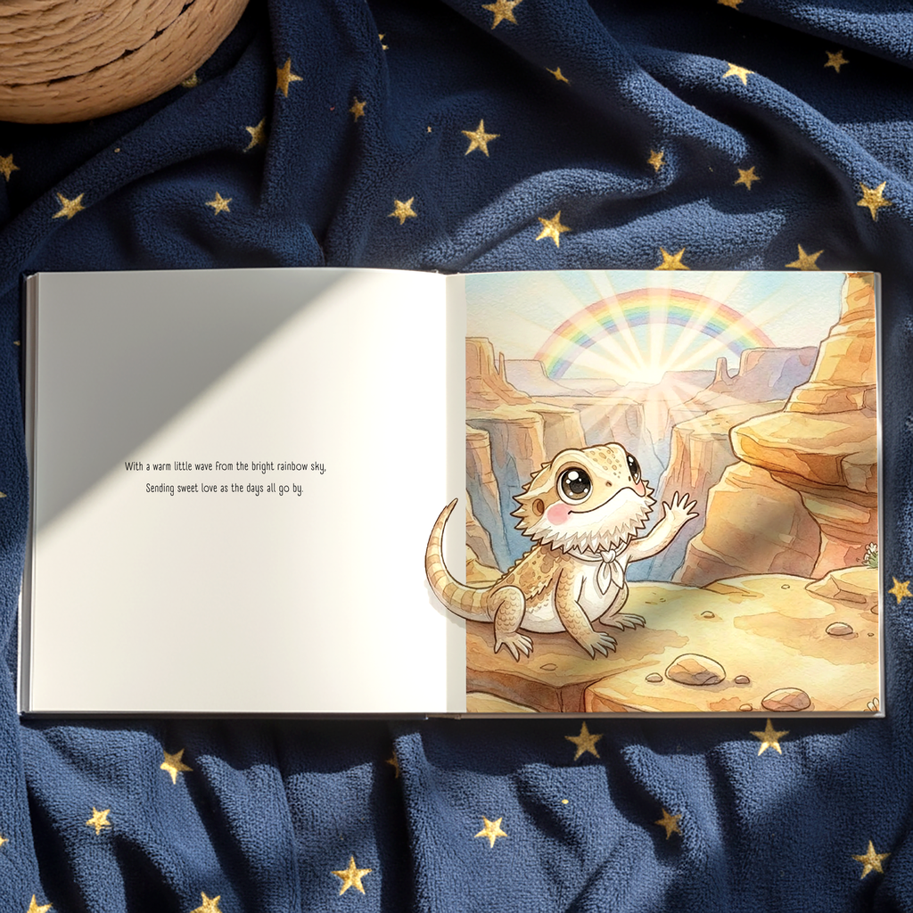 Personalized Bearded Dragon Memorial Book