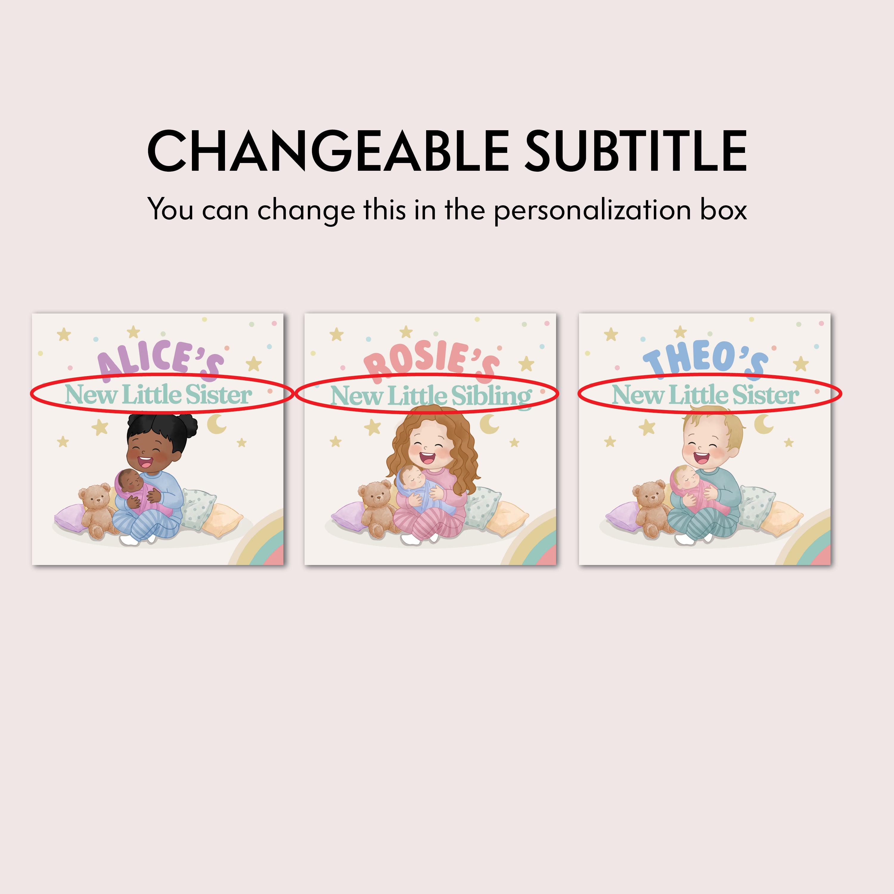 Personalized Book For New Sibling